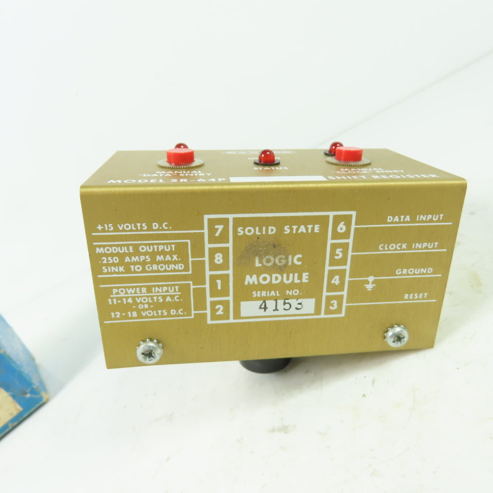 Banner SR-64P Solid State Logic Module 12-18VDC