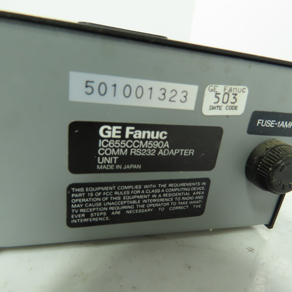 GE Fanuc IC65CCM590A Isolated RS232 Adapter Unit