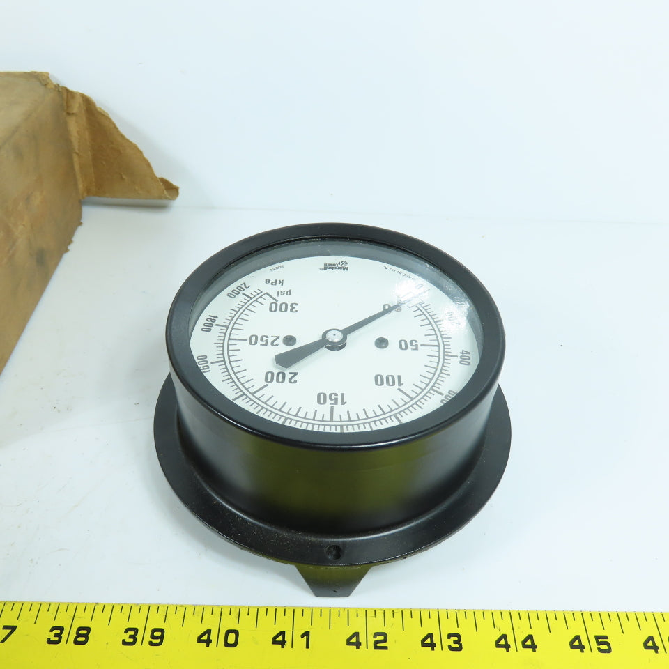 Marshall Town 90234 4" Pressure Gauge 0-300PSI 0-2000 kPa NEW USA