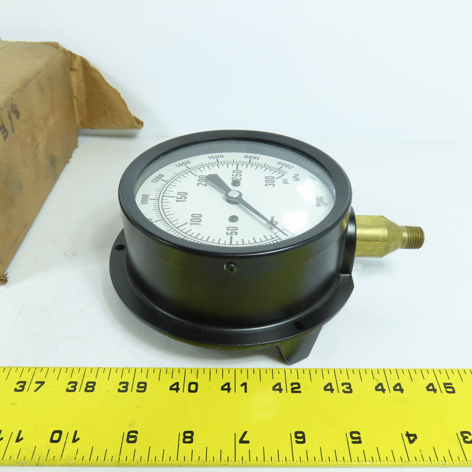 Marshall Town 90234 4" Pressure Gauge 0-300PSI 0-2000 kPa NEW USA