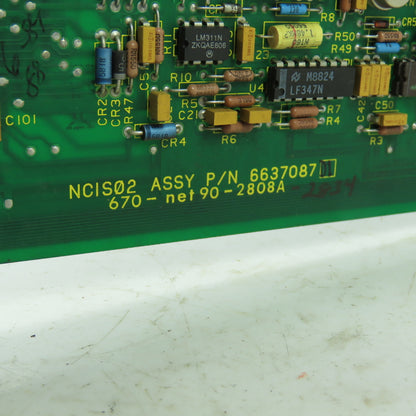 Bailey 6637087D1 NCIS02 Network 90 Control I/O Slave Module Card 15VDC 2.4VA