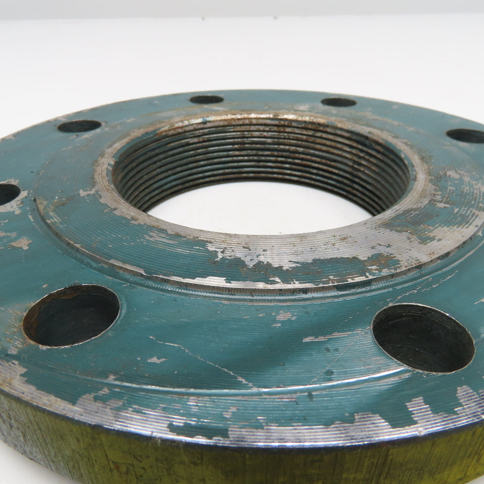 Weldbend 4" NPT 8 Bolt Raised Face Flange Adaptor Class 150 USA