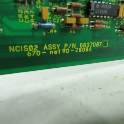 Bailey 6637087D1 NCIS02 Network 90 Control I/O Slave Module Card 15VDC 2.4VA