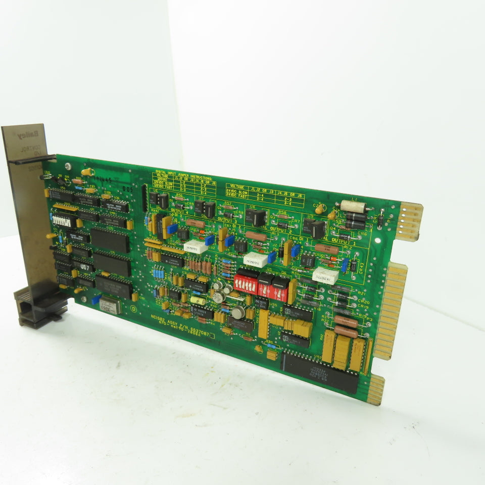 Bailey 6637087D1 NCIS02 Network 90 Control I/O Slave Module Card 15VDC 2.4VA