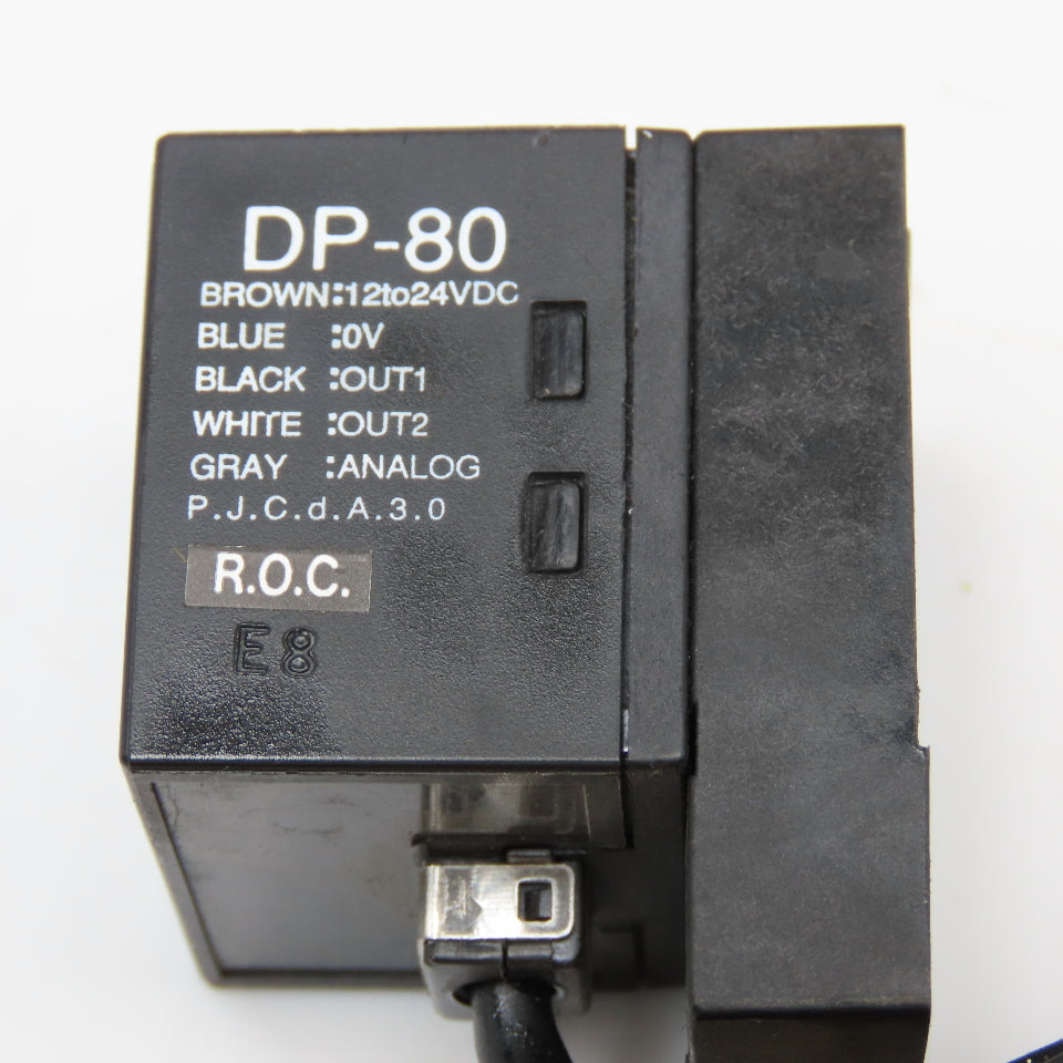 Sunx DP-80 Digital Pressure Switch 12-24VDC 100kPa