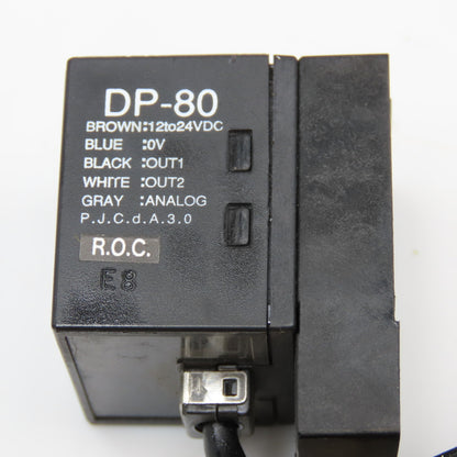 Sunx DP-80 Digital Pressure Switch 12-24VDC 100kPa