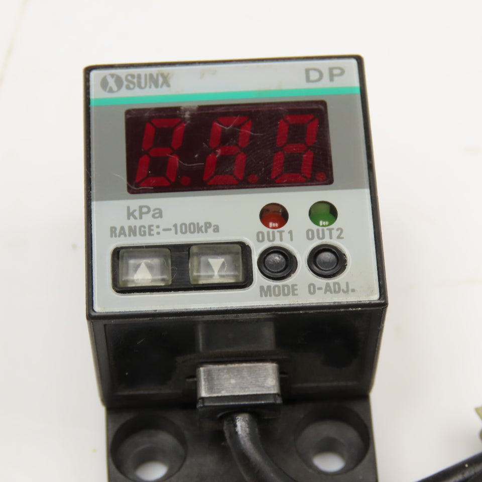 Sunx DP-80 Digital Pressure Switch 12-24VDC 100kPa