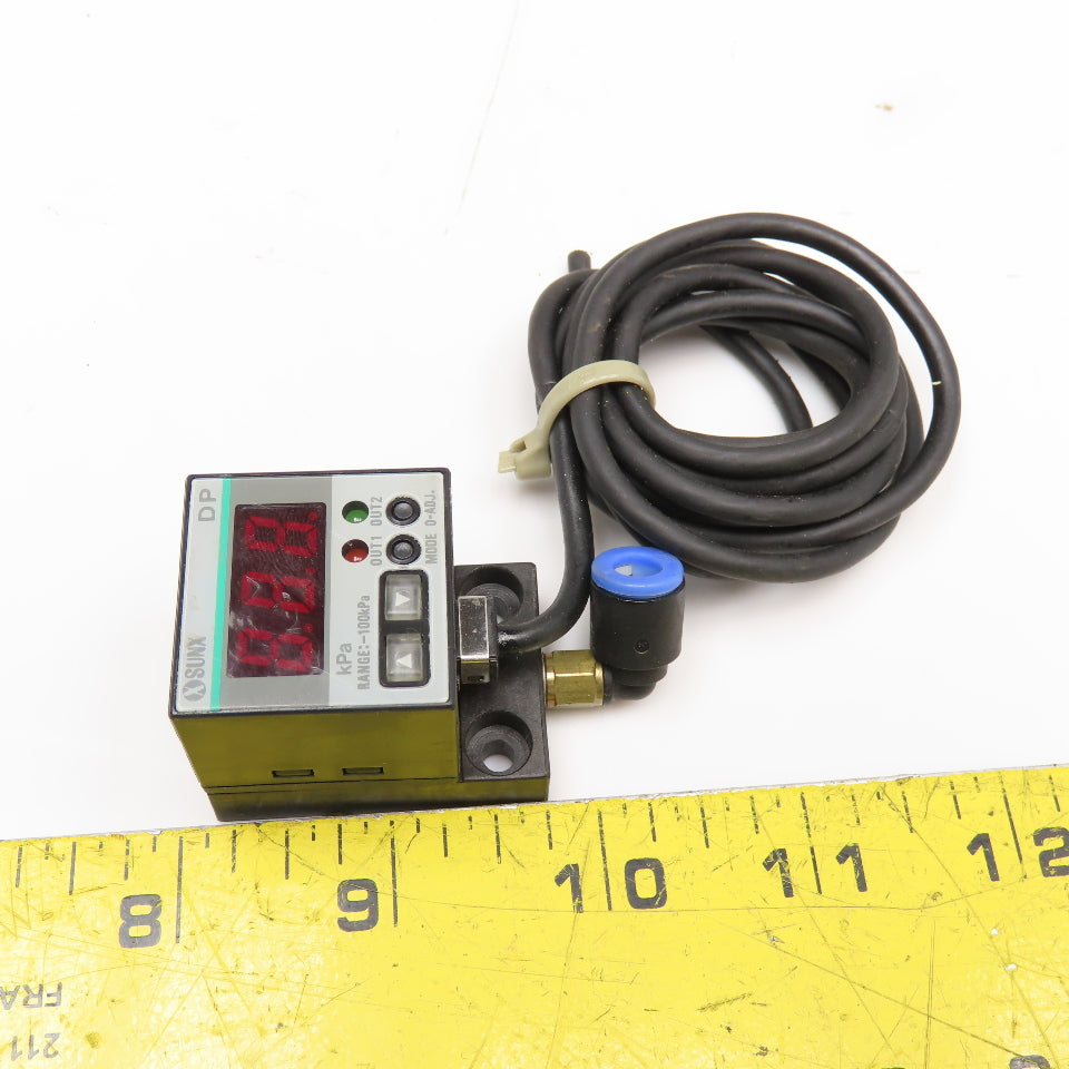 Sunx DP-80 Digital Pressure Switch 12-24VDC 100kPa