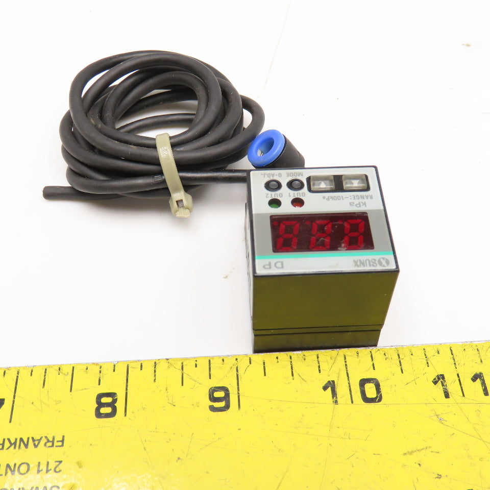 Sunx DP-80 Digital Pressure Switch 12-24VDC 100kPa