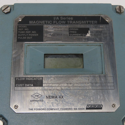 Weschler Electric IMT20-SA10FGZ-G Magnetic Flow Transmitter 120VAC 30VA 4-20MA