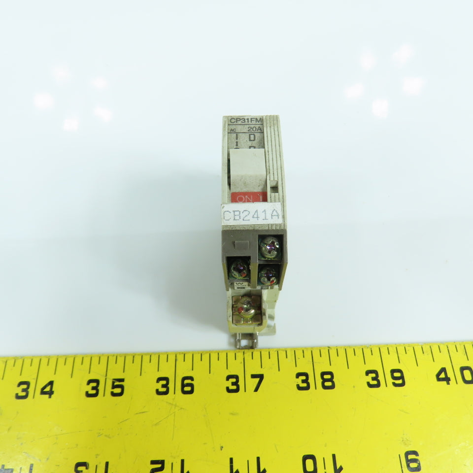 Fuji CP31FM/20WD 20A Single Pole Circuit Breaker Protector