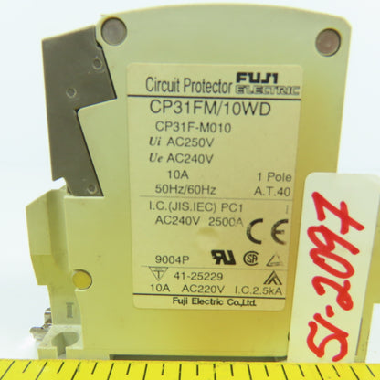 Fuji CP31FM/10WD 10A Single Pole Circuit Breaker Protector