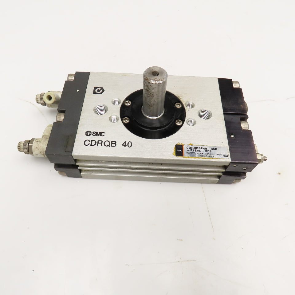SMC CDRQBSP40-90C-F7BVL-XC8 Pneumatic Rotary Turn Table Actuator 1/4 Turn
