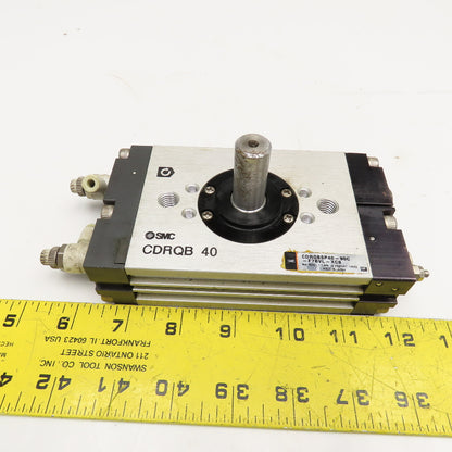 SMC CDRQBSP40-90C-F7BVL-XC8 Pneumatic Rotary Turn Table Actuator 1/4 Turn