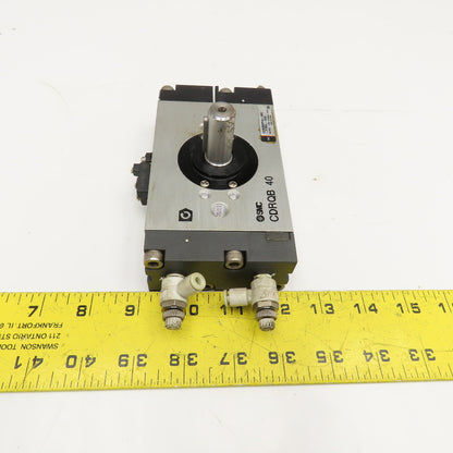 SMC CDRQBSP40-90C-F7BVL-XC8 Pneumatic Rotary Turn Table Actuator 1/4 Turn