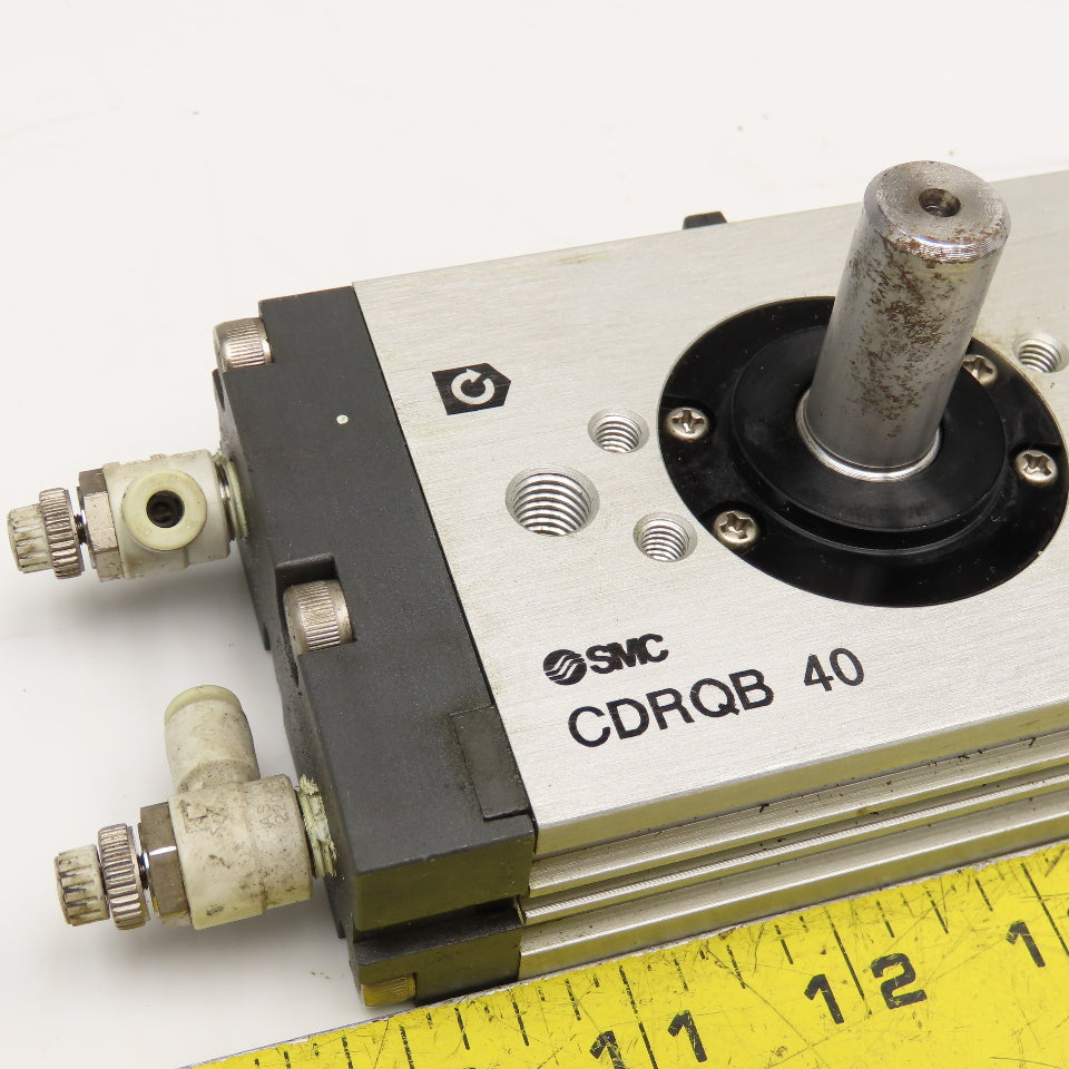 SMC CDRQBSP40-90C-F7BVL-XC8 Pneumatic Rotary Turn Table Actuator 1/4 Turn