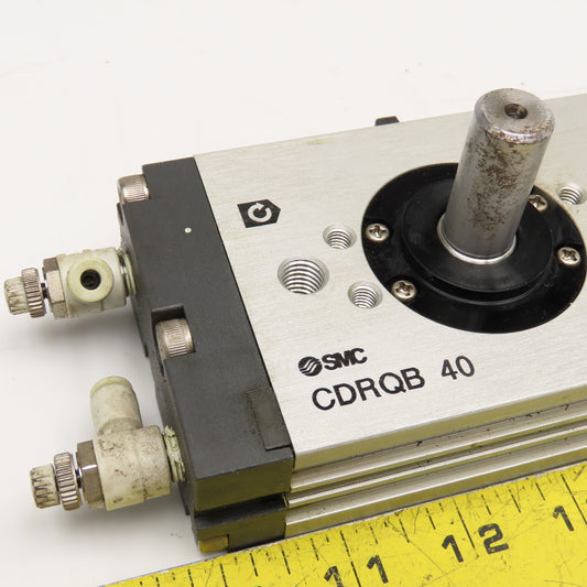 SMC CDRQBSP40-90C-F7BVL-XC8 Pneumatic Rotary Turn Table Actuator 1/4 Turn