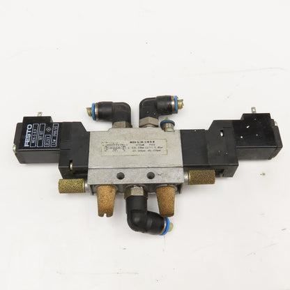 Festo MEH-5/3E-1/8-S-B 5/3 Position Pneumatic Valve Open Center 24VDC Coil