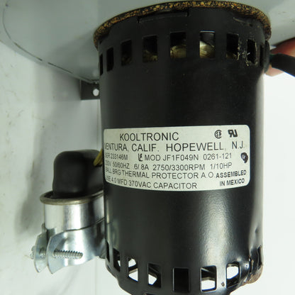 Kooltronic K2BB36 Single Centrifugal Blower230V 50/60Hz 1/10 HP