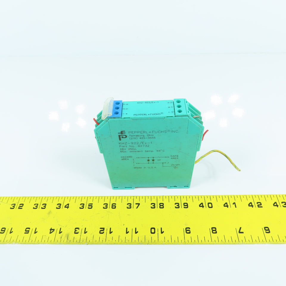 Pepperl + Fuchs KHZ-922/Ex-1 Safety Relay 24V