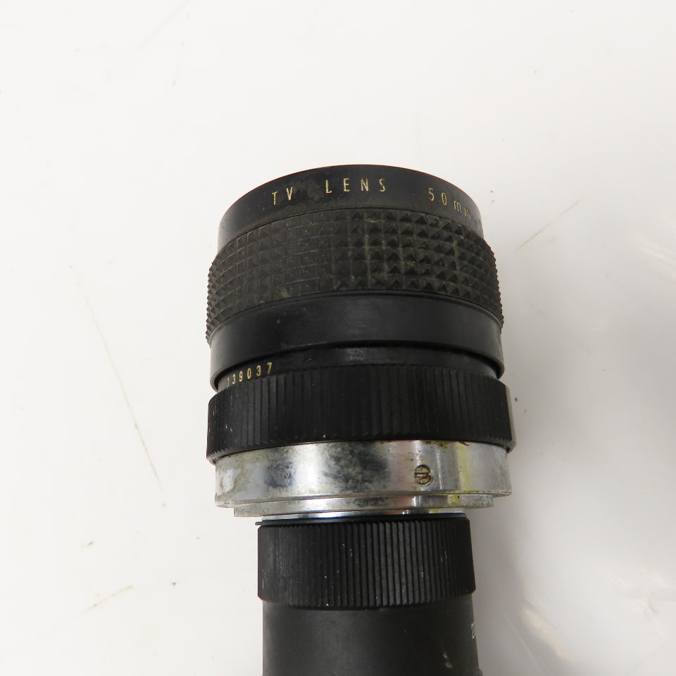 Computar 50mm TV Lens Camera Assembly Programmable Shutter 24VDC