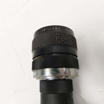 Computar 50mm TV Lens Camera Assembly Programmable Shutter 24VDC