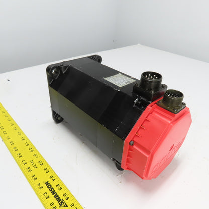 GE Fanuc A06B-0148-B075#7008 a22/3000 4.4kW AC Servo Motor 3Ph 132V 3000RPM 20A
