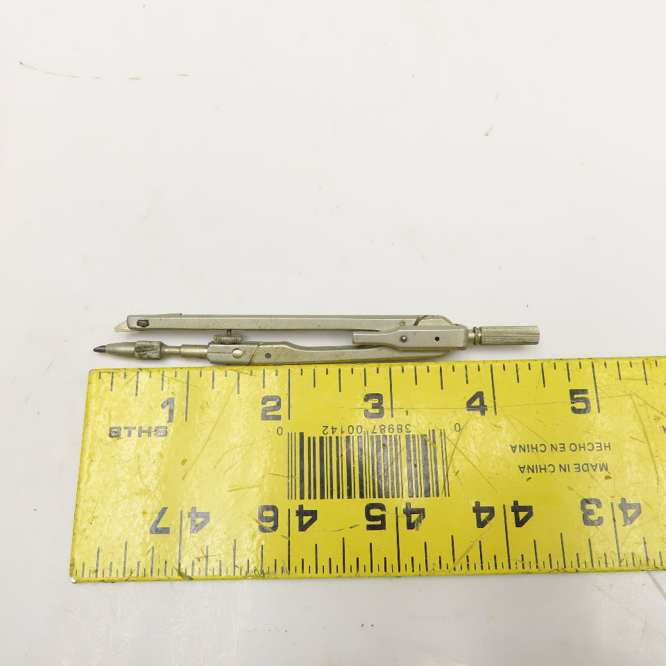 Haff 4-1/2" Vintage Drafting Drawing Compass