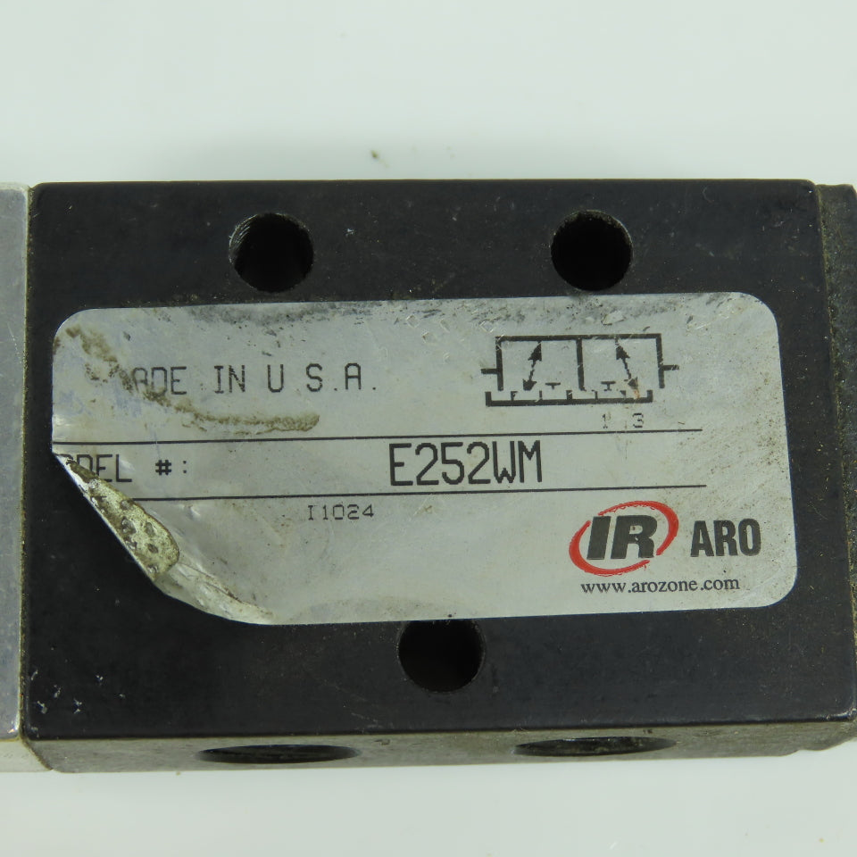 Ingersoll Rand ARO E252WM 3/2 Position Manual Directional Control Valve