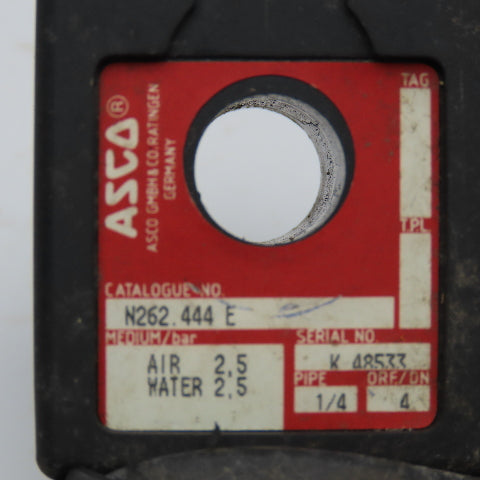 Asco N262.444 E Solenoid Coil 24VDC