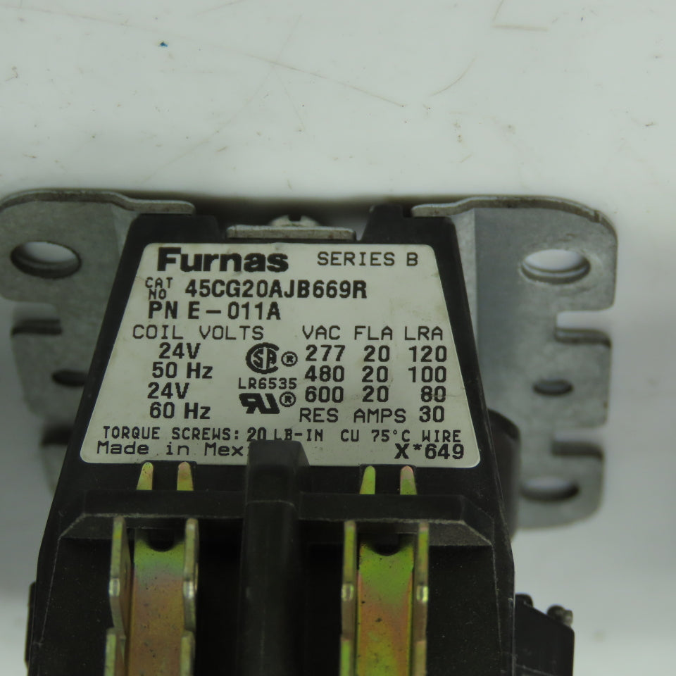 Furnas E-011A Ser C Contactor 20-30A 24V Coil Lot Of 4