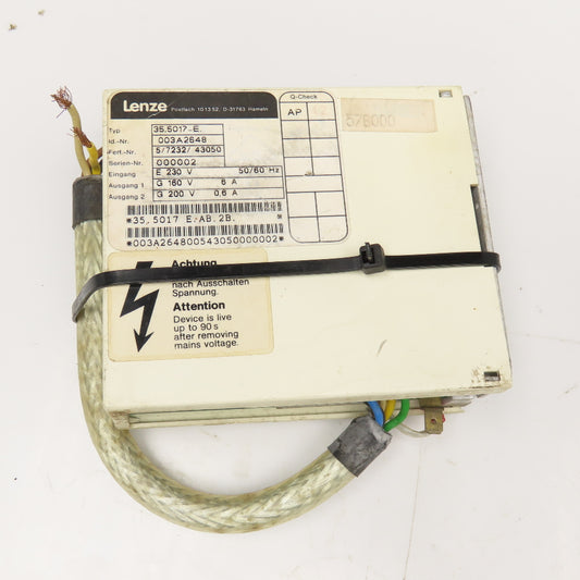 Lenze 35.5017-E 003A2648 DC Bus Module