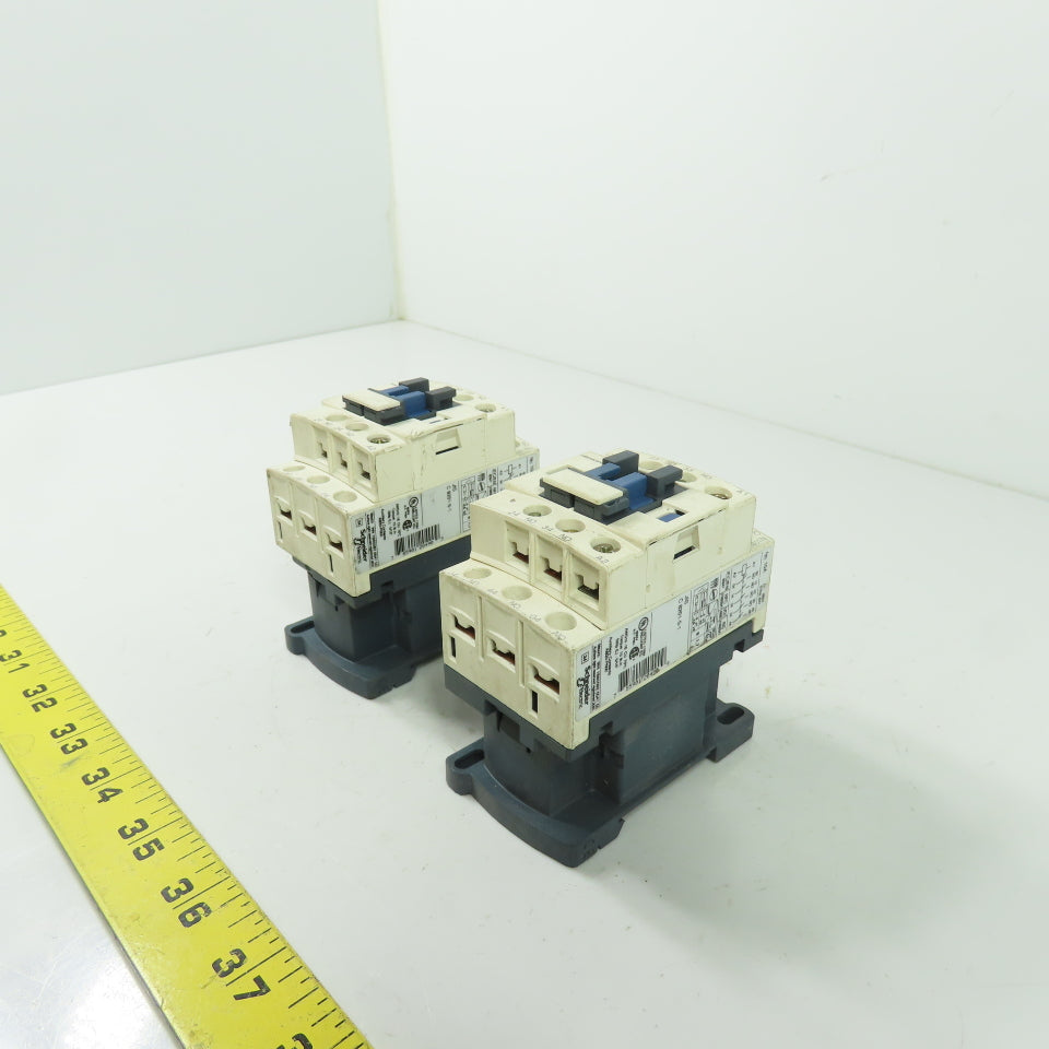 Telemecanique CAD50 Schneider 10A Contactor Starter 120V Coil Lot Of 2