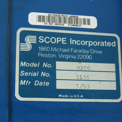 Scope 8200 ScopeScan Power Supply Module