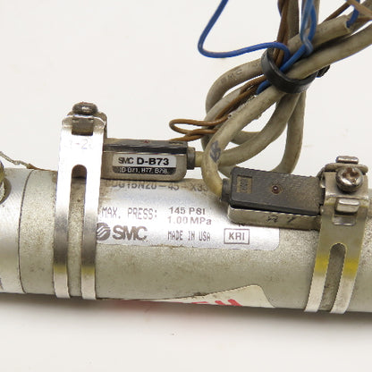 SMC CDG1BN20-45 20mm Bore 45mm Stroke Double Acting Air Cylinder D-B73 Sensors