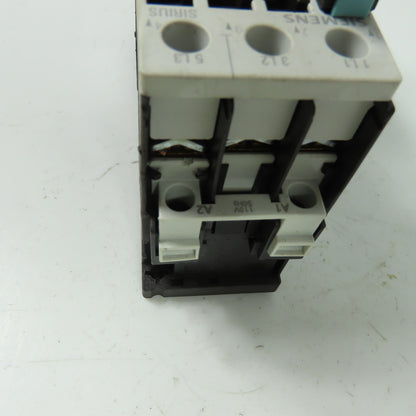 Siemens 3RT1024-1A Contactor 600VAC 40A 110V Coil W/ RU1126-1CB0 2.5A Relay