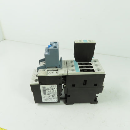 Siemens 3RT1024-1A Contactor 600VAC 40A 110V Coil W/ RU1126-1CB0 2.5A Relay