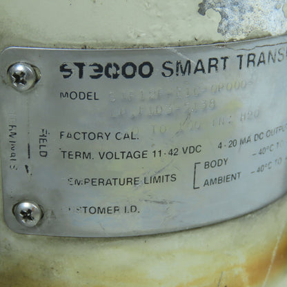 Honeywell STF12F-E1C-0P000 Smart Pressure Transmitter ST3000 24VDC 0-100PSI