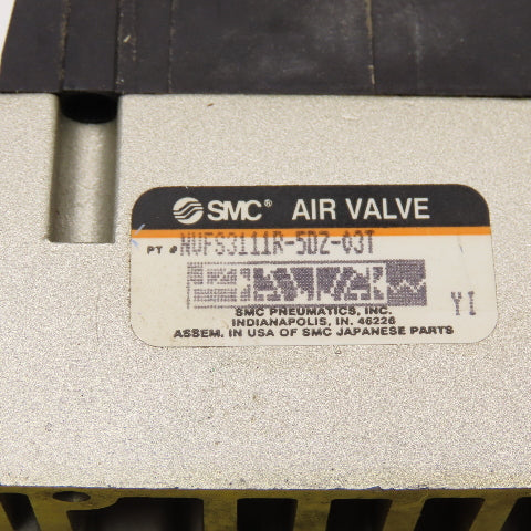 SMC NVFS3111R-5DZ-03T 5/2 Position Pneumatic Valve 21-26VDC Coil