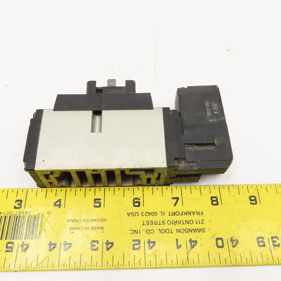 SMC NVFS3111R-5DZ-03T 5/2 Position Pneumatic Valve 21-26VDC Coil