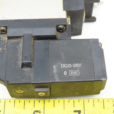 SMC NVFS3111R-5DZ-03T 5/2 Position Pneumatic Valve 21-26VDC Coil