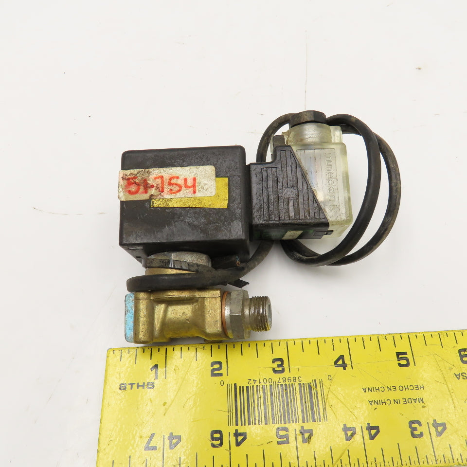 Asco N262.444 E Solenoid Operated Valve 2 Way 1/4" NPT 24VDC