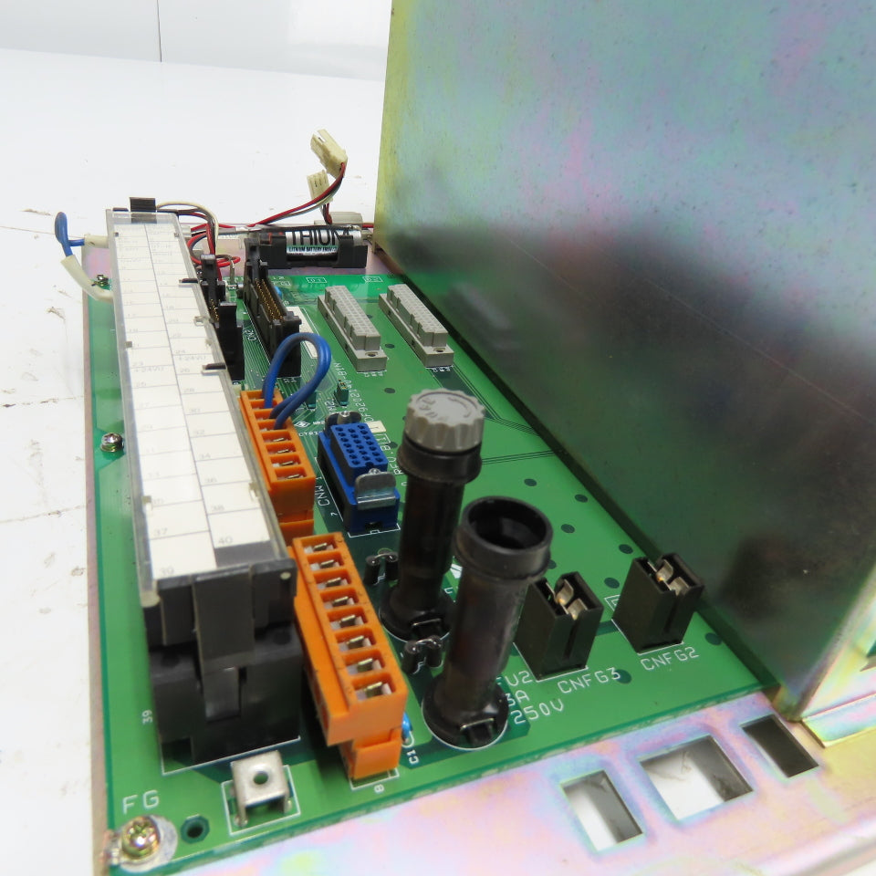Yaskawa JZNC-MRK30-5E PLC 3-Slot Rack Module W/Back Plate