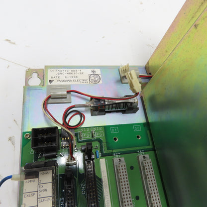 Yaskawa JZNC-MRK30-5E PLC 3-Slot Rack Module W/Back Plate
