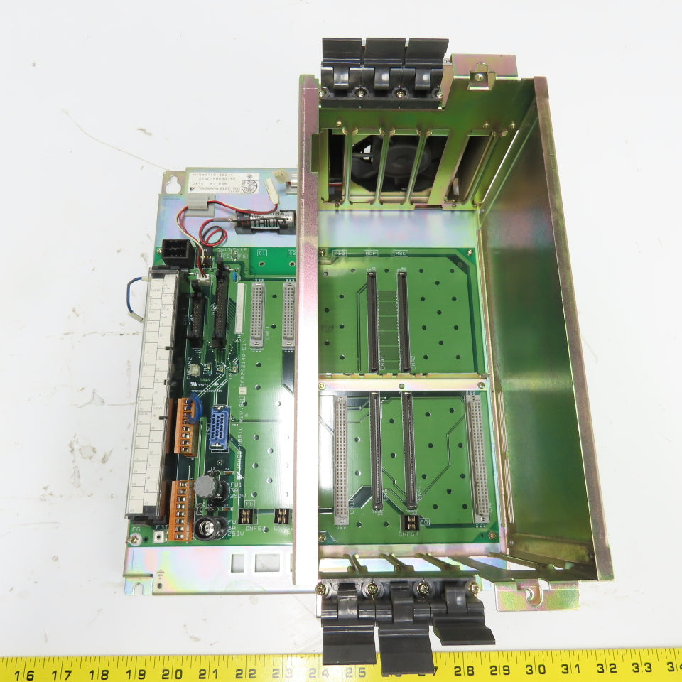 Yaskawa JZNC-MRK30-5E PLC 3-Slot Rack Module W/Back Plate
