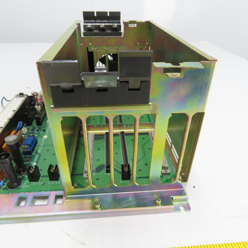 Yaskawa JZNC-MRK30-5E PLC 3-Slot Rack Module W/Back Plate
