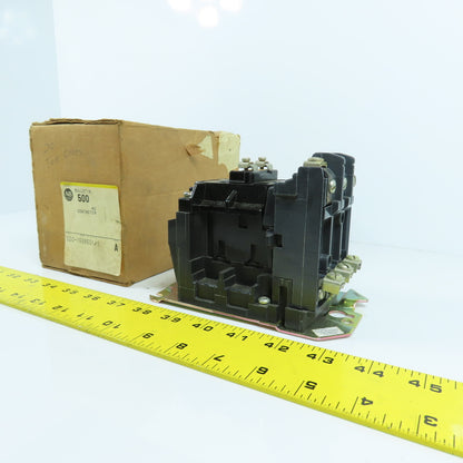 Allen Bradley 500-Y688601/1 Size 0 Starter Contactor 5HP 120V 40HZ Coil 18A 600V