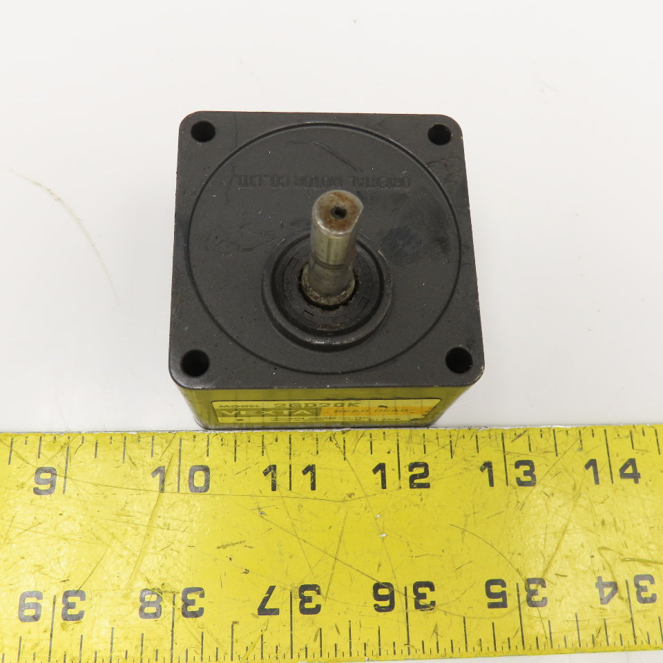 Vexta Oriental Motor 2GD20K Servo Motor Gear Head 8mm Shaft