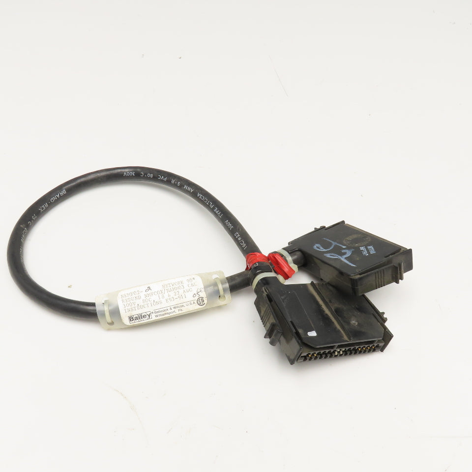 Bailey NKMF02-2 NMFC0X/NAMM03 Redundant Cable Assembly 90°