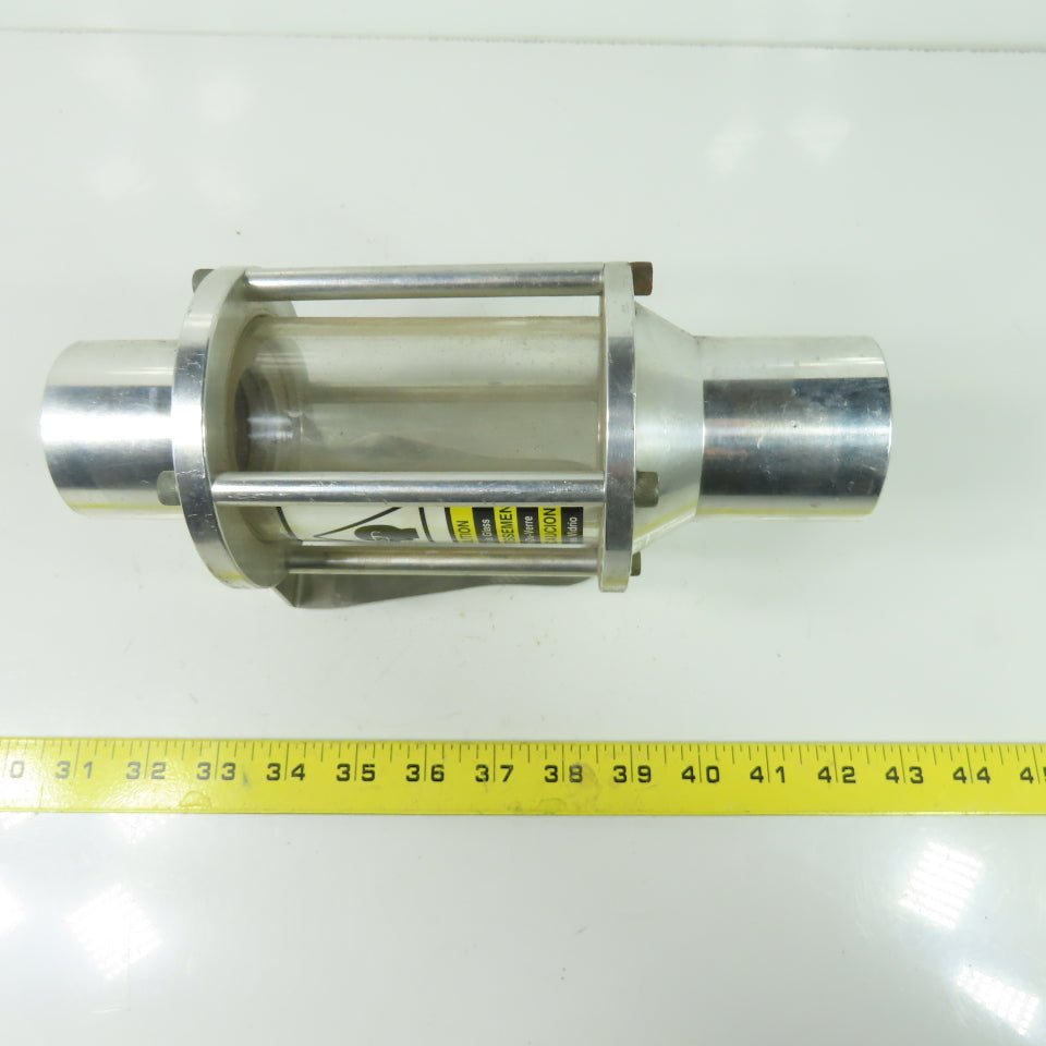 Conair 8oz Glass Receiver 1-3/4" Ports 9-5/8" OAL
